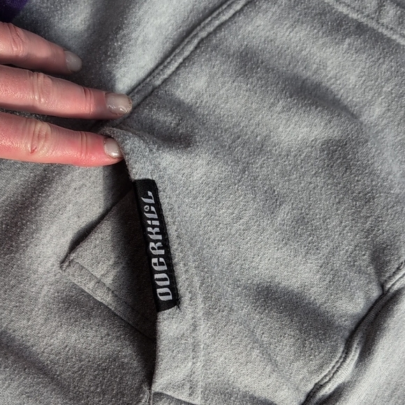 Purple and Gray Ontario Volleyball Girls/Women's Sweater - Picture 4 of 4